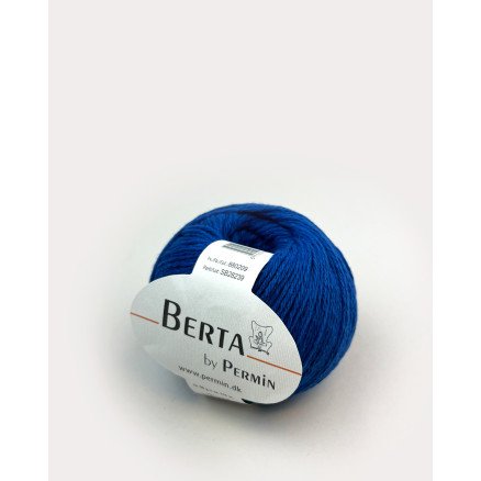 Permin Berta Garn 39 Kobolt Blå Permin Berta Garn 39 Kobolt Blå
