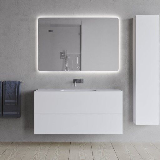 Copenhagen Bath SQ2 Servantskap 120 120x45x60 cm med servant Hvit Matt