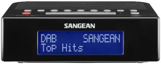 Sangean DCR-89+ DAB+/FM Klokkeradio med Alarm Svart