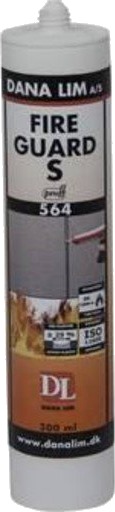Dana Lim Fire Guard S 564 Brannfugemasse Grå 300ml