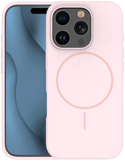 TFO Silikon Thin Mag deksel til iPhone 16e Rosa