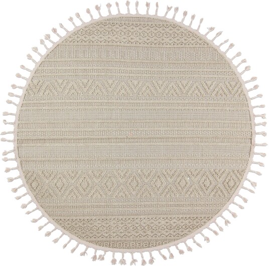 Runde tepper Indoor/Outdoor Athena beige Størrelse: Ø 200 cm