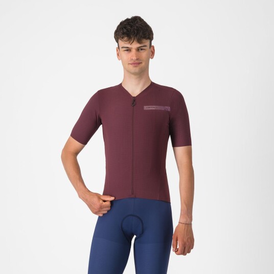 Castelli Premio Evo sykkeltrøye bordeaux herre
