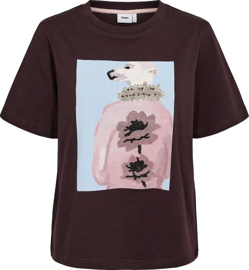 Nümph Numanta T Shirt CHOCOLATE PLUM XS