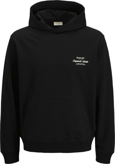 Jack & Jones Jornorrebro Typo Back Sweat Hood Sn Black XXL