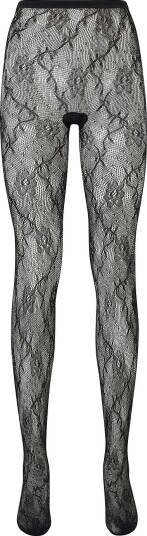 Swedish Stockings Strømpebukser Nova Lace Tights Svart