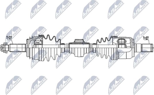 Nty Drivaksel NTY NPW HY 620 Nty Drivaksel NTY NPW HY 620