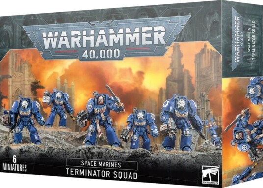 Games Warhammer 40K Space Marines Terminator Squad