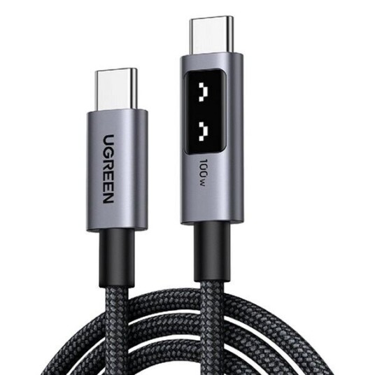 Ugreen USB-C Kabel 100w 5A 1 m Grå Ugreen USB-C Kabel 100w 5A 1 m Grå