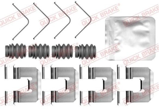 Tilbehørsett, skivebremse belegg QUICK BRAKE 109-0160