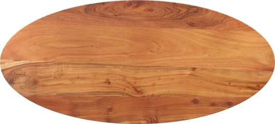 Bordplate 110x50x3,8 cm oval heltre akasie