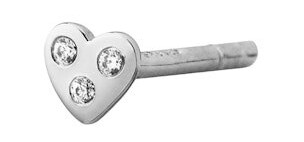 I Love Your Heart Earring - Single Sølv Sterling 925 Onesize