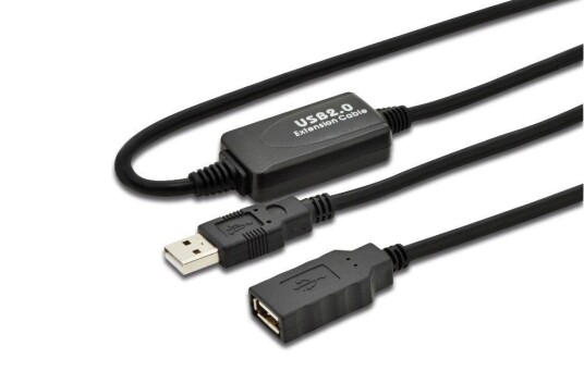 MicroConnect USB-forlengelseskabel - 10 m