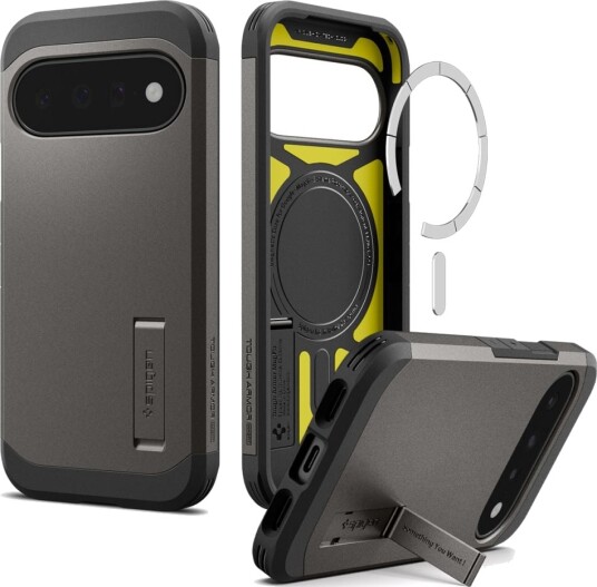 Spigen Tough Armor MagSafe Mobildeksel for Google Pixel 11 - Gunmetal