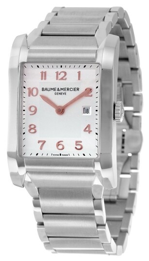 Baume & Mercier Herreklokke MOA10020 Hampton Sølvfarget/Stål Baume & Mercier Herreklokke MOA10020 Hampton Sølvfarget/Stål