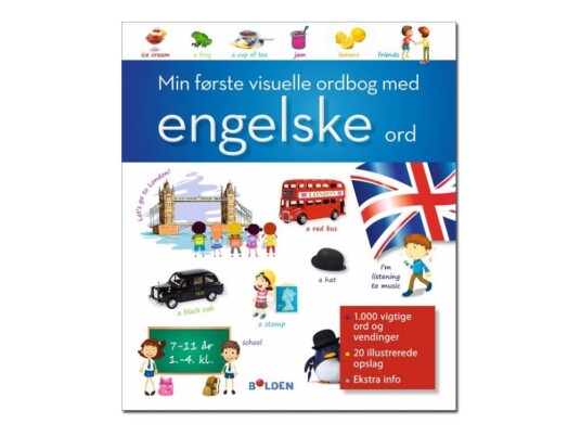 Min Første Visuelle Ordbog Med Engelske Ord Bok