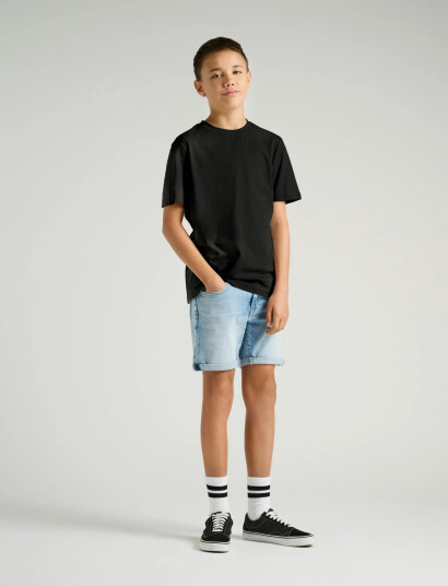 ONLY & SONS Osjmax Life Ss Stitch Tee Jrs Noos Black 110 116