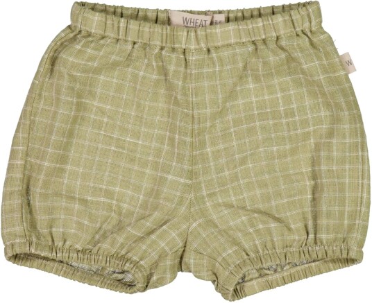 Wheat Shorts Olly Green Check (68 / 6 mnd)