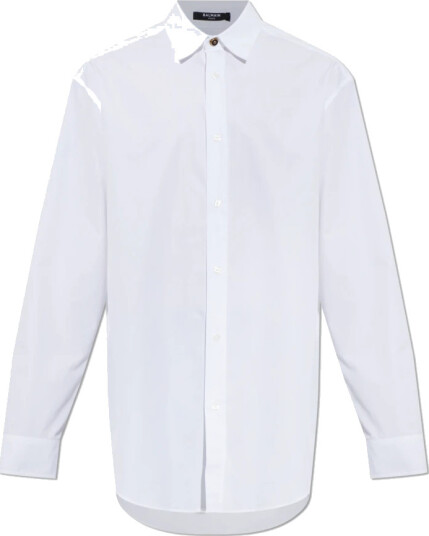 Balmain Herre Skjorter Hvit 4XL, Balmain Herre Skjorter Hvit 4XL,