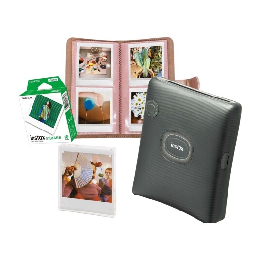Fujifilm Instax Square Link smarttelefonskriverpakke grønn 70100157603
