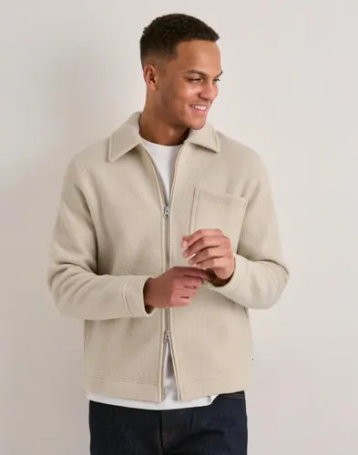 Samsøe Samsøe Hannes full zip 14612 Vårjakker Beige