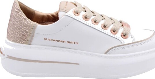 Alexander Smith Dame Sko Hvit 39 EU,