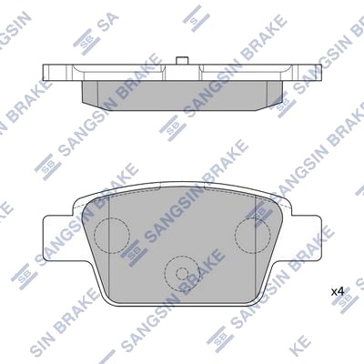 Hi Q SP1893 Bremseklosser