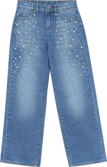 The New Jeans   Vid passform   TnYardena   Medium+ Blue Denim   The New   7 år (122)   Jeans   Blå