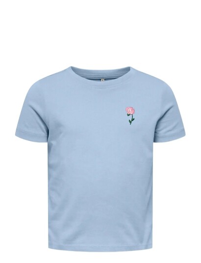 Kids Only Kmgvega Life Ss Reg Emb Tee Box Jrs Noos Blue 92