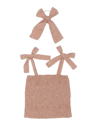 The New Tnolinam S_L Smock Top Pink 122/128