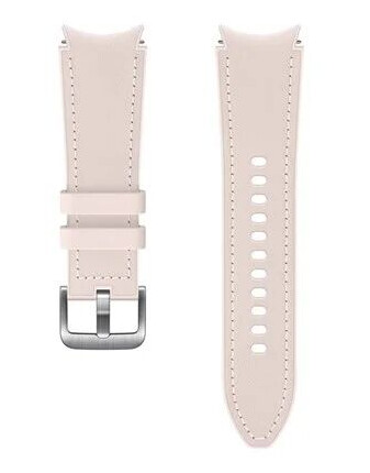 Samsung Watch Strap Hybrid Leather Band 20mm M/L Pink