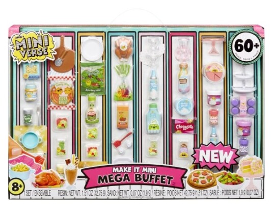 Mga""s Miniverse Make It Mini Mega Buffet 8 År Flerfarget Plast