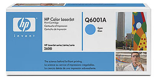 HP tonerkassett Q6001A ColorSphere Cyan