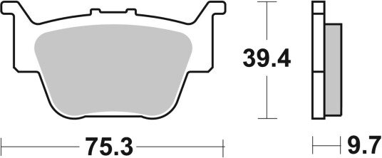 sbs 813SI Bremseklosser sbs 813SI Bremseklosser