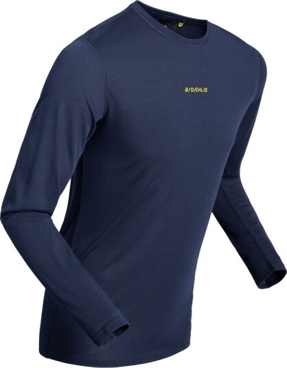 Dahlie Training Wool Mix LS M Undertøy Overdel Navy XXL