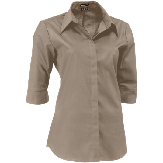 JOBELINE Damebluse Fiore 3/4 ermet; Størrelse 38; Gråbrun/taupe