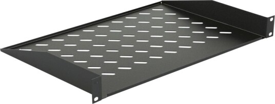 Lanview By Logon Rackmonteringshylle Skapmonterbar Svart 1U 19" Lanview By Logon Rackmonteringshylle Skapmonterbar Svart 1U 19"