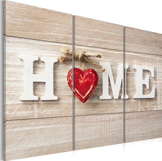 Bilde The Heart Of The Home 90x60 Artgeist sp. z o. o.