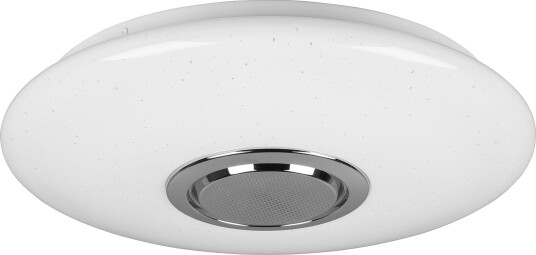 Trio Lighting Musica LED plafond med Bluetooth-høyttaler RGBW -