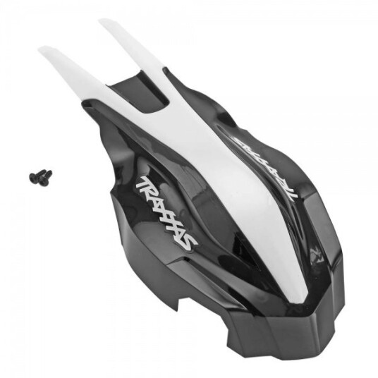 Traxxas 7913 Canopy Front Black/White Aton