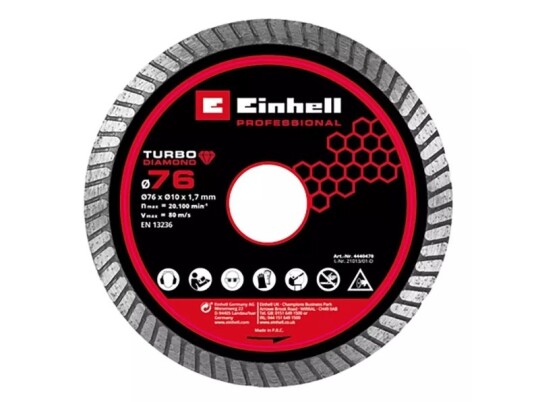 Einhell Kappeskive 4440470 For Metall 76mm