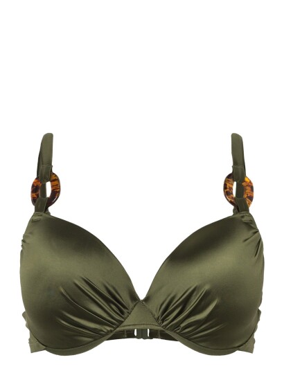Dorina Guarana Bikini Top   Khaki green   A x 85