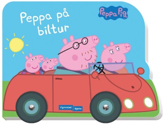 Peppa Gris på biltur pekebok