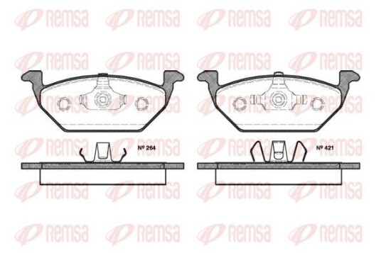 Bremseklosser REMSA 0633.20 Bremseklosser REMSA 0633.20