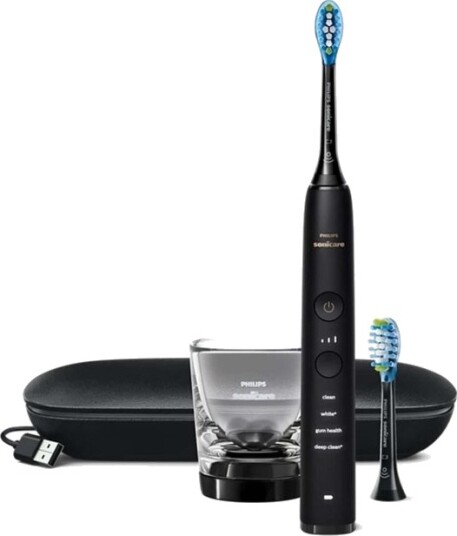 Philips Sonicare DiamondClean 9000 Elektrisk Tannbørste - Trådløs Svart HX9913/18 Philips Sonicare DiamondClean 9000 Elektrisk Tannbørste - Trådløs Svart HX9913/18