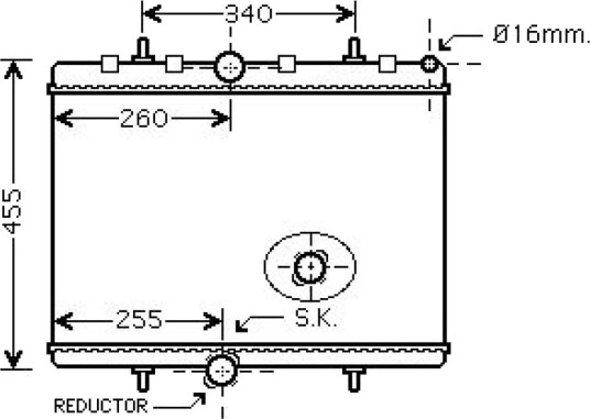DIEDERICHS DCM2816 Radiator motorkjøling