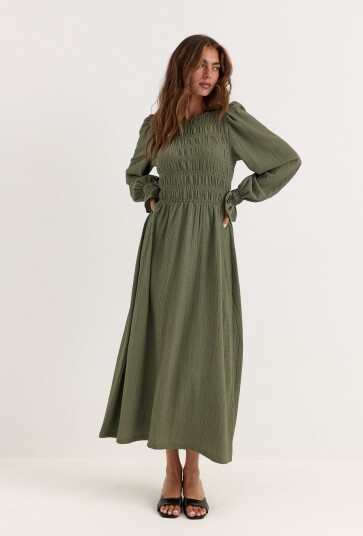 Bubbleroom Long Sleeve Smock Dress