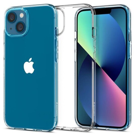 Spigen Liquid Crystal Mobildeksel For iPhone 13 Gjennomsiktig med Magsafe Kompatibilitet