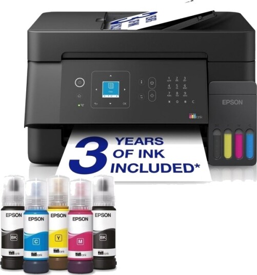 Epson Tiskárna Ink Ecotank L5390, A4, Lcd Displej, Adf, Wi-Fi, Záruka 5 Let Po Registraci Zdarma