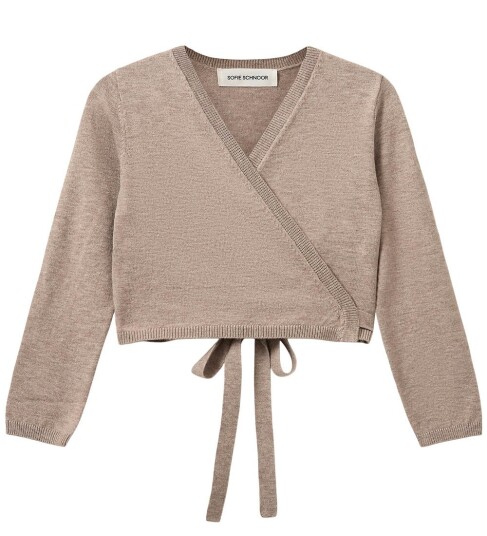 Sofie Schnoor Baby and Kids Gracysk Cardigan - Beige - 128 Sofie Schnoor Baby and Kids Gracysk Cardigan - Beige - 128